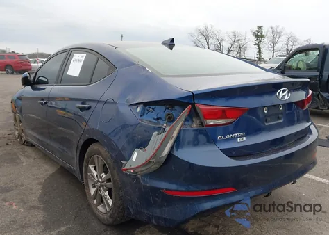 2017 Hyundai Elantra Se из США, поврежденный, VIN 5NPD84LFXHH075370